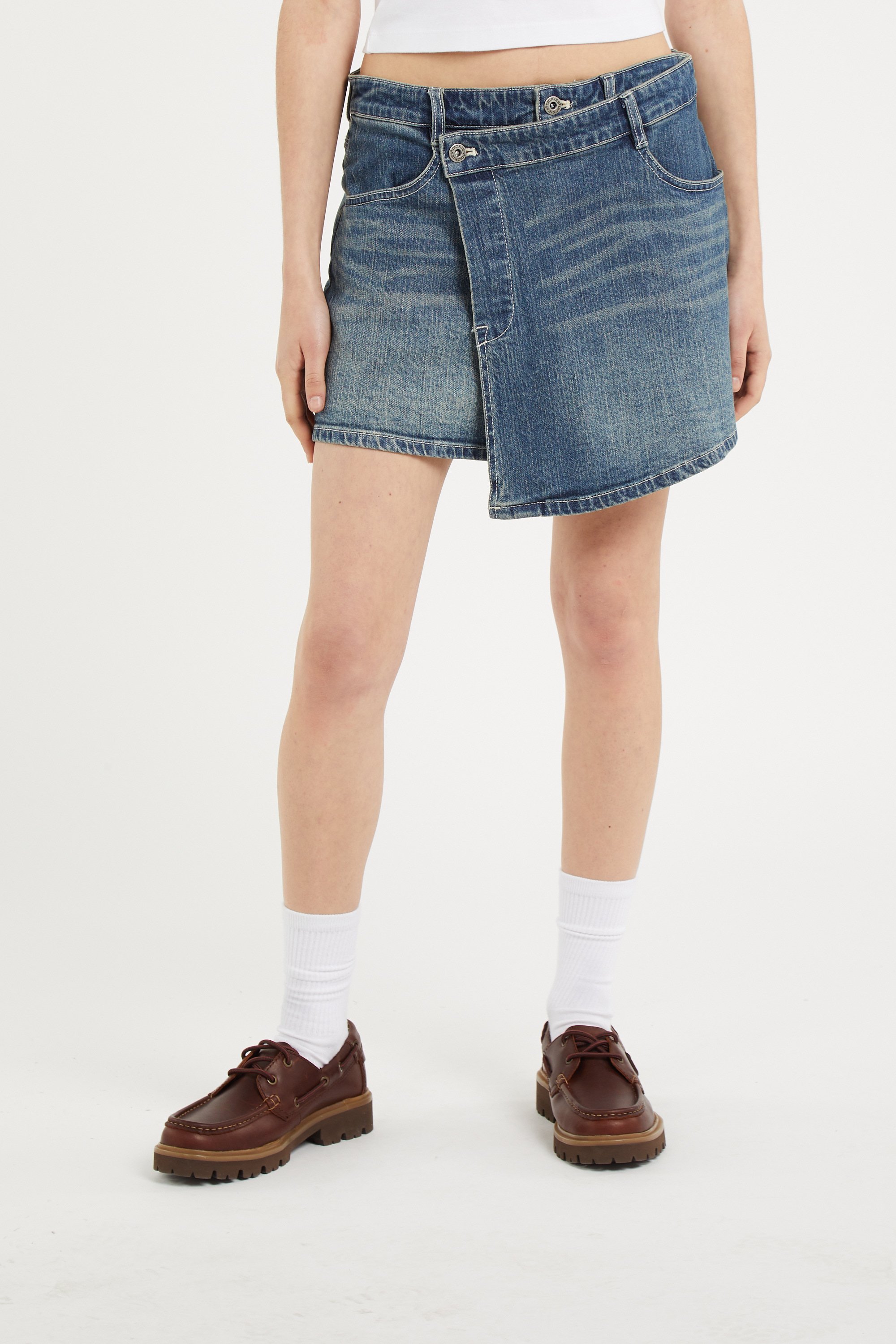 Jupe-short Bleu