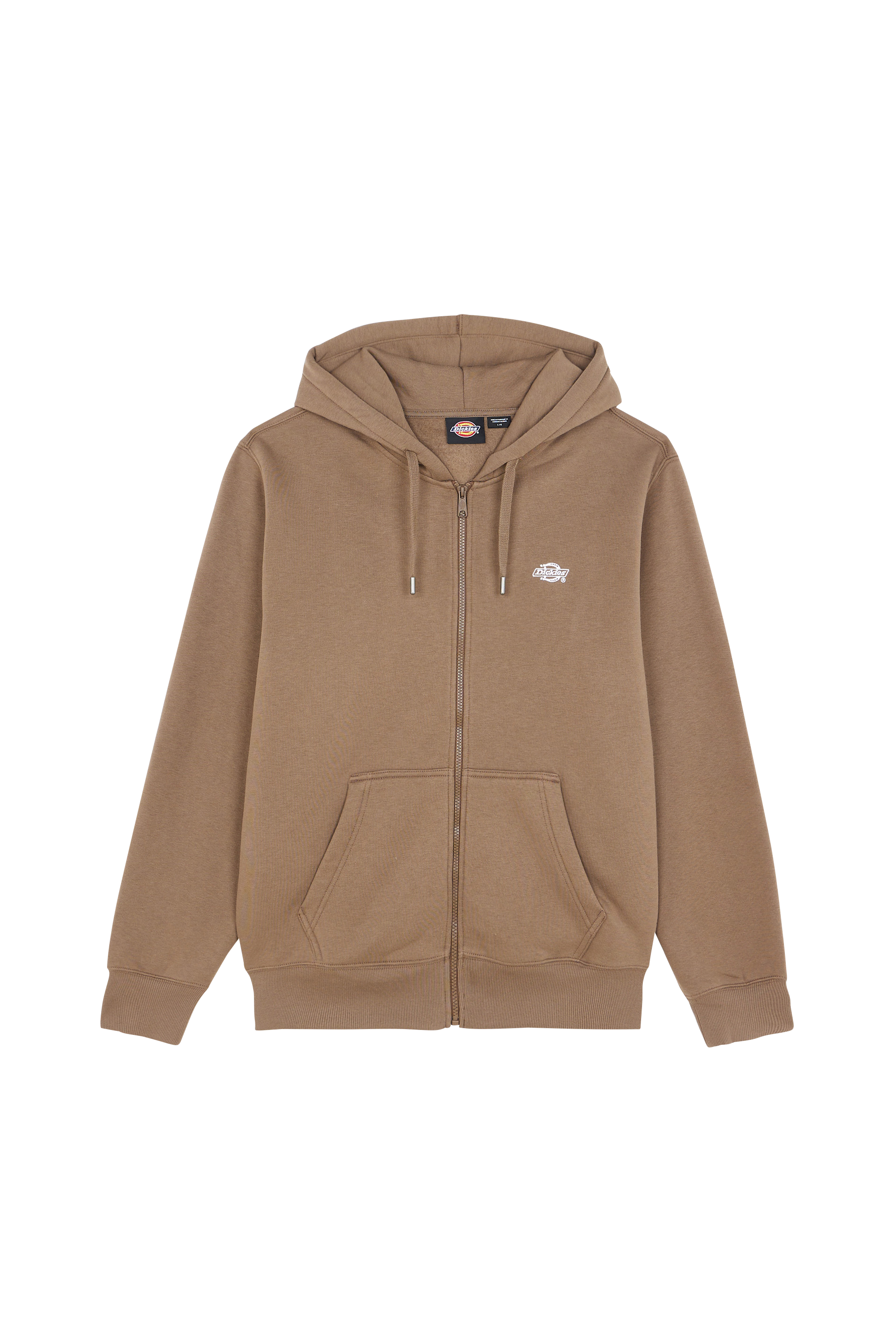 Hoodie zippé Marron