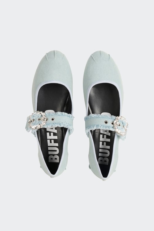 BUFFALO Ballerines Bleu
