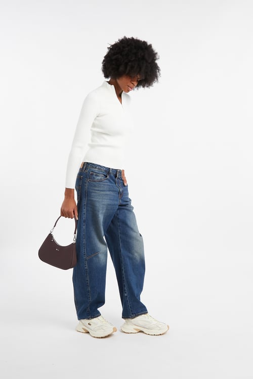 LACOSTE Sac porté épaule Marron