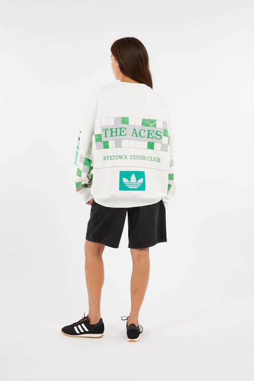ADIDAS Sweatshirt Blanc