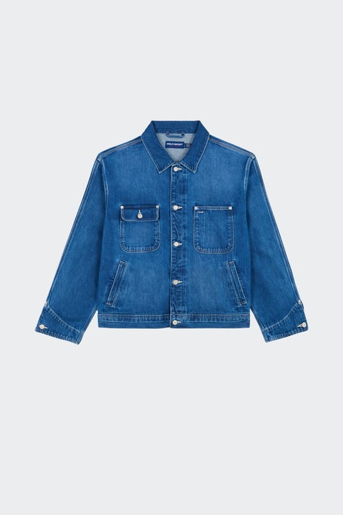 Polo - Veste - Taille S Bleu