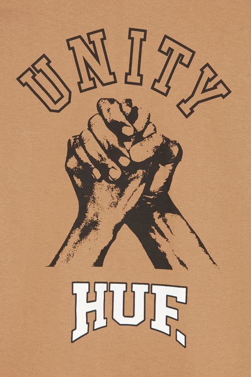 HUF t-shirt Marron