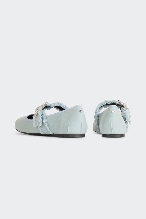 BUFFALO Ballerines Bleu