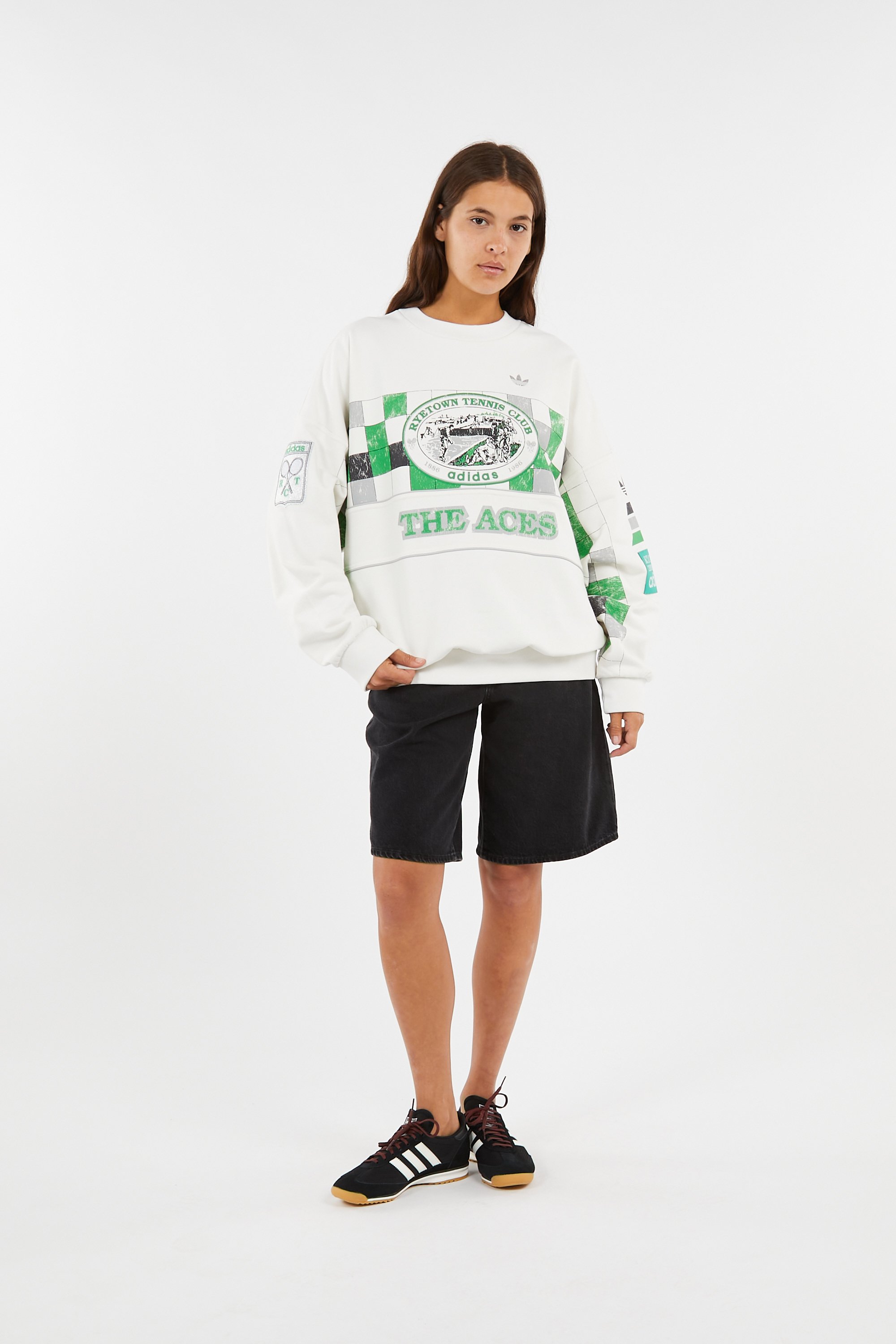 sweatshirt | White by ADIDAS sweatshirt White