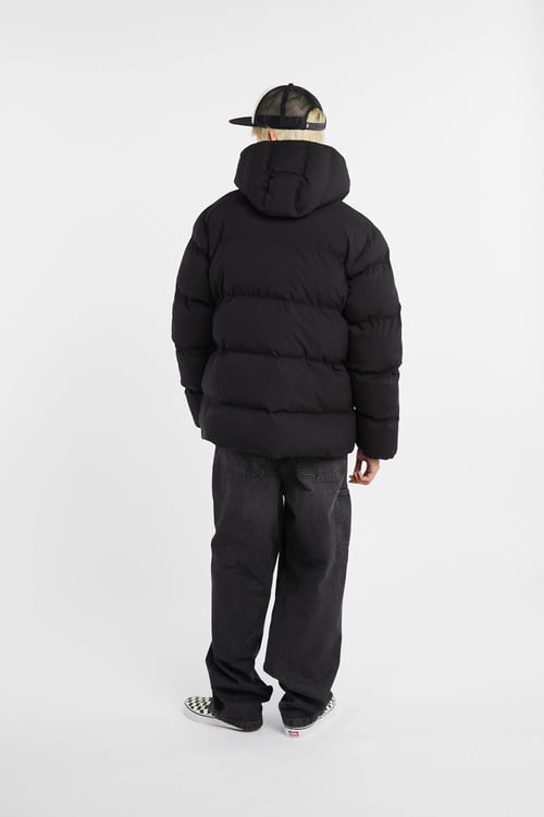 DICKIES Lightweight quilted padded jacket with high neck Black
