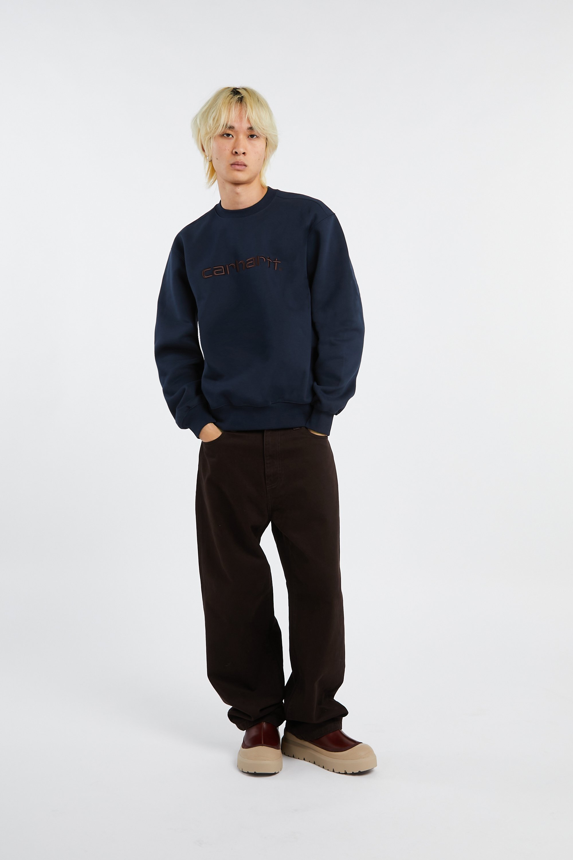 Pantalon CARHARTT WIP Marron