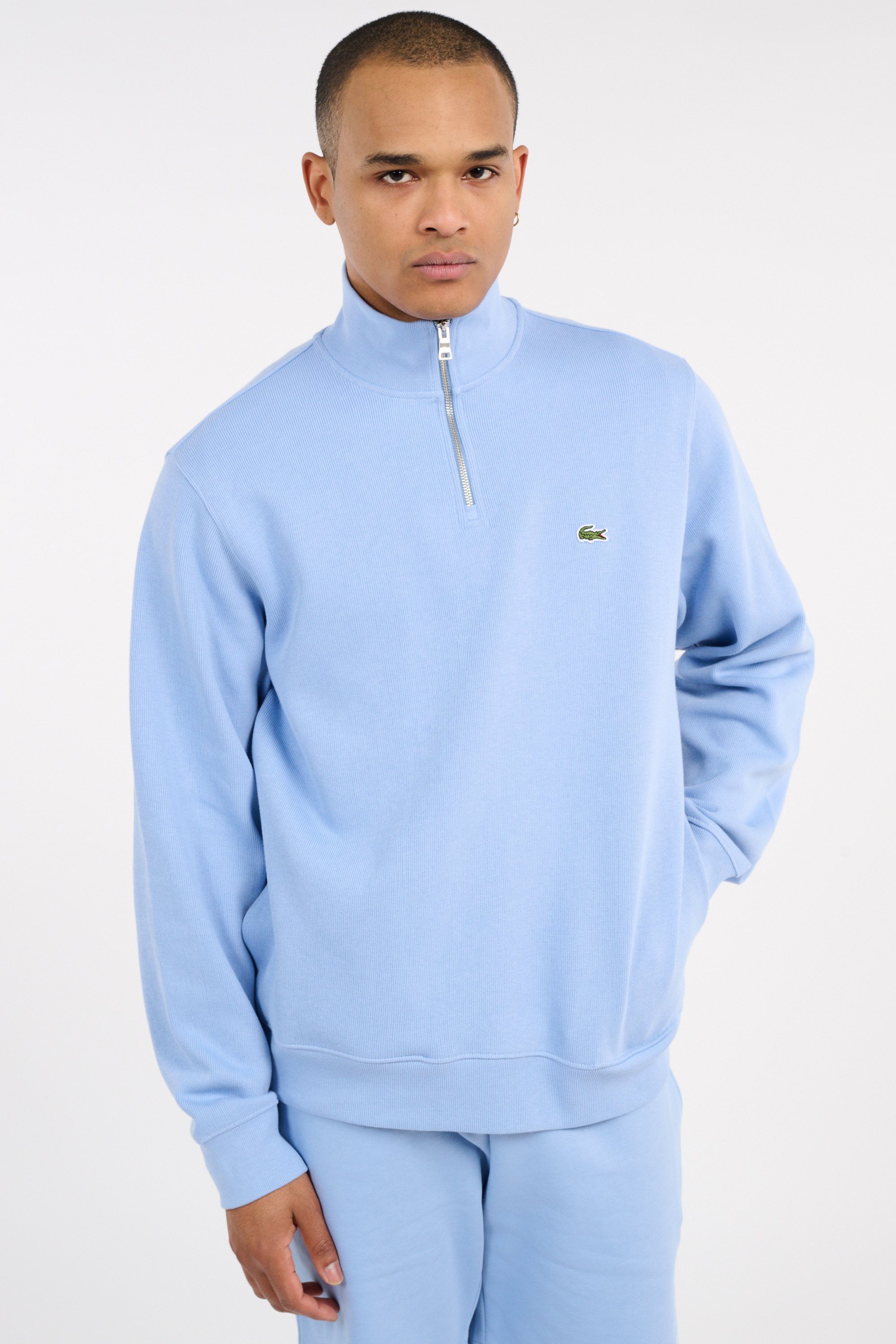 Sweatshirt zippé Bleu
