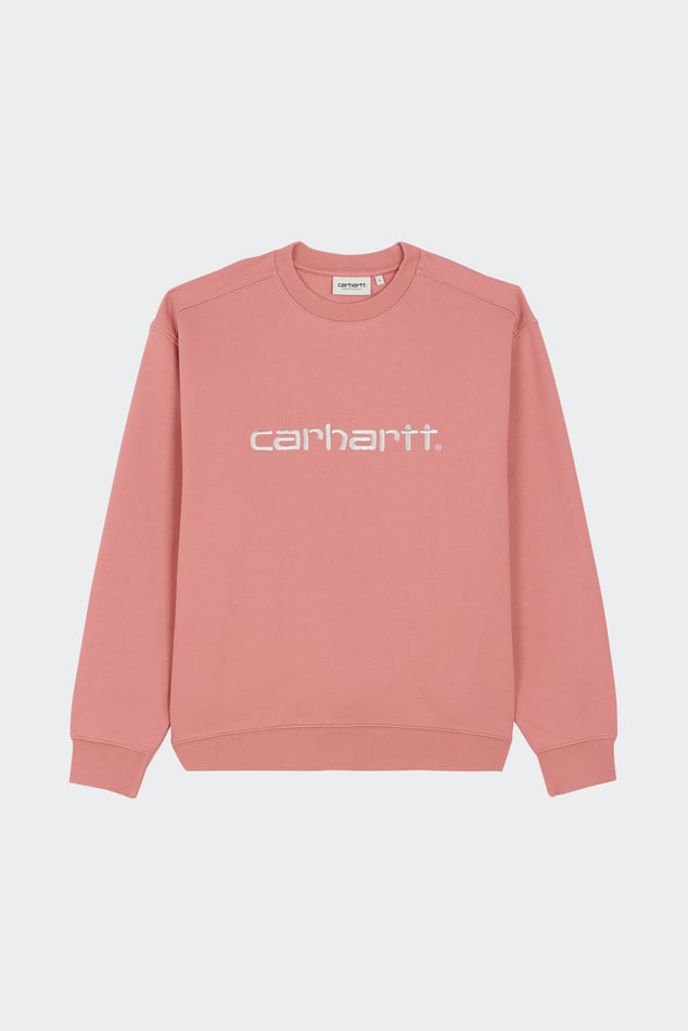 Pink carhartt sweatshirt sale