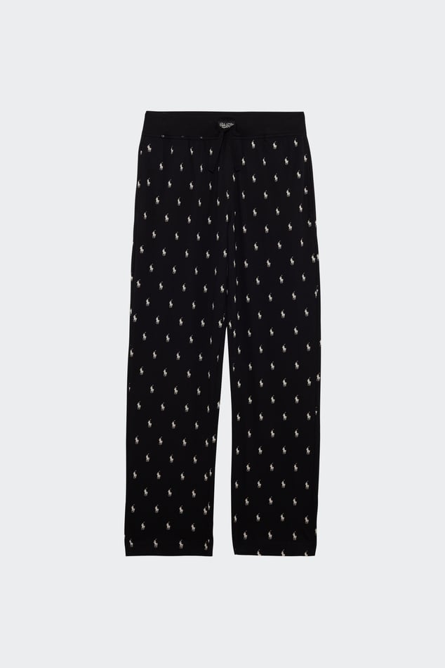Pyjama Pants Signature Pony Jersey Pajama Pant Black Polo Ralph Lauren Man Citadium