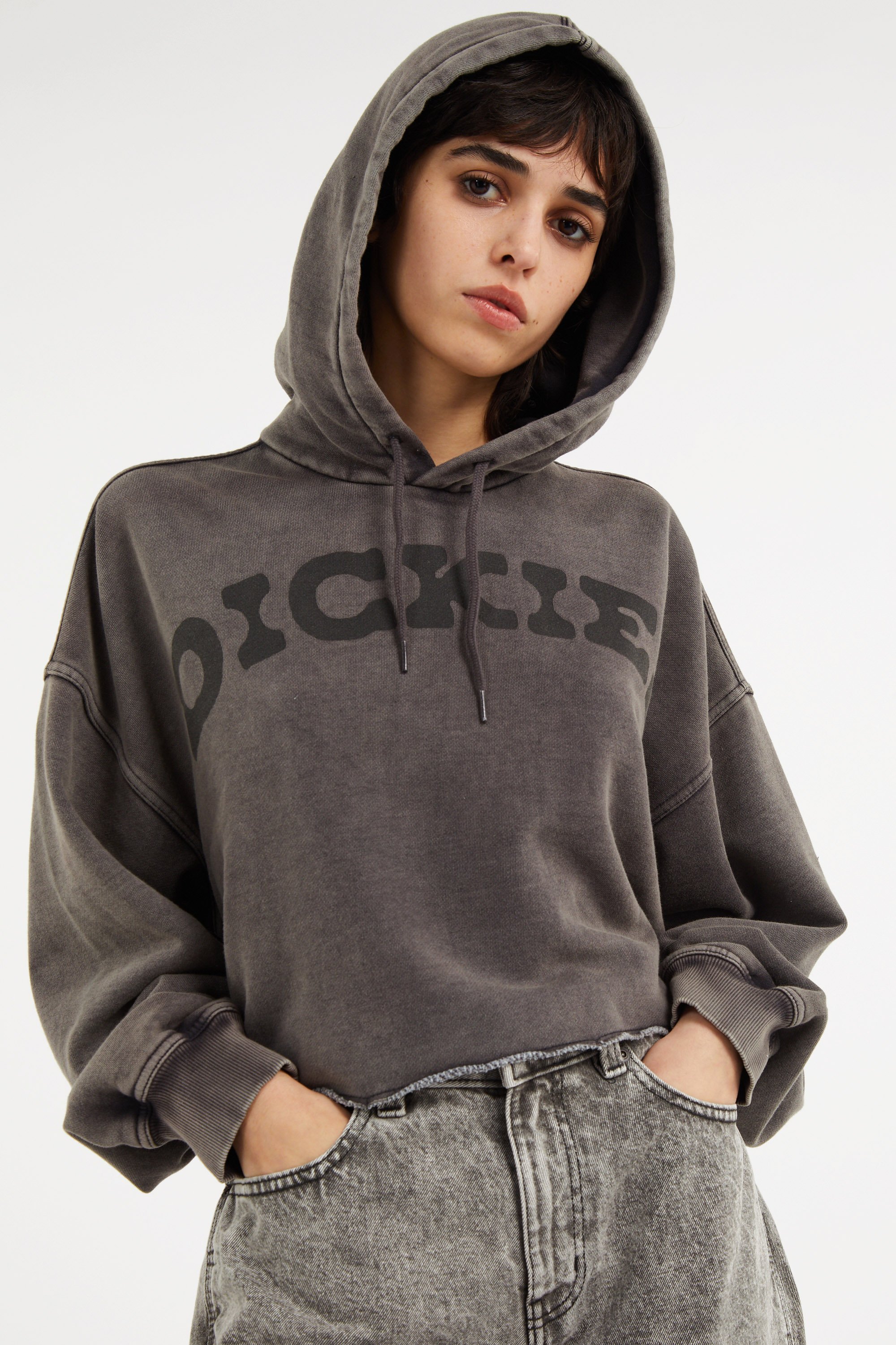 Tommy badge sweatshirt | Black DICKIES Women