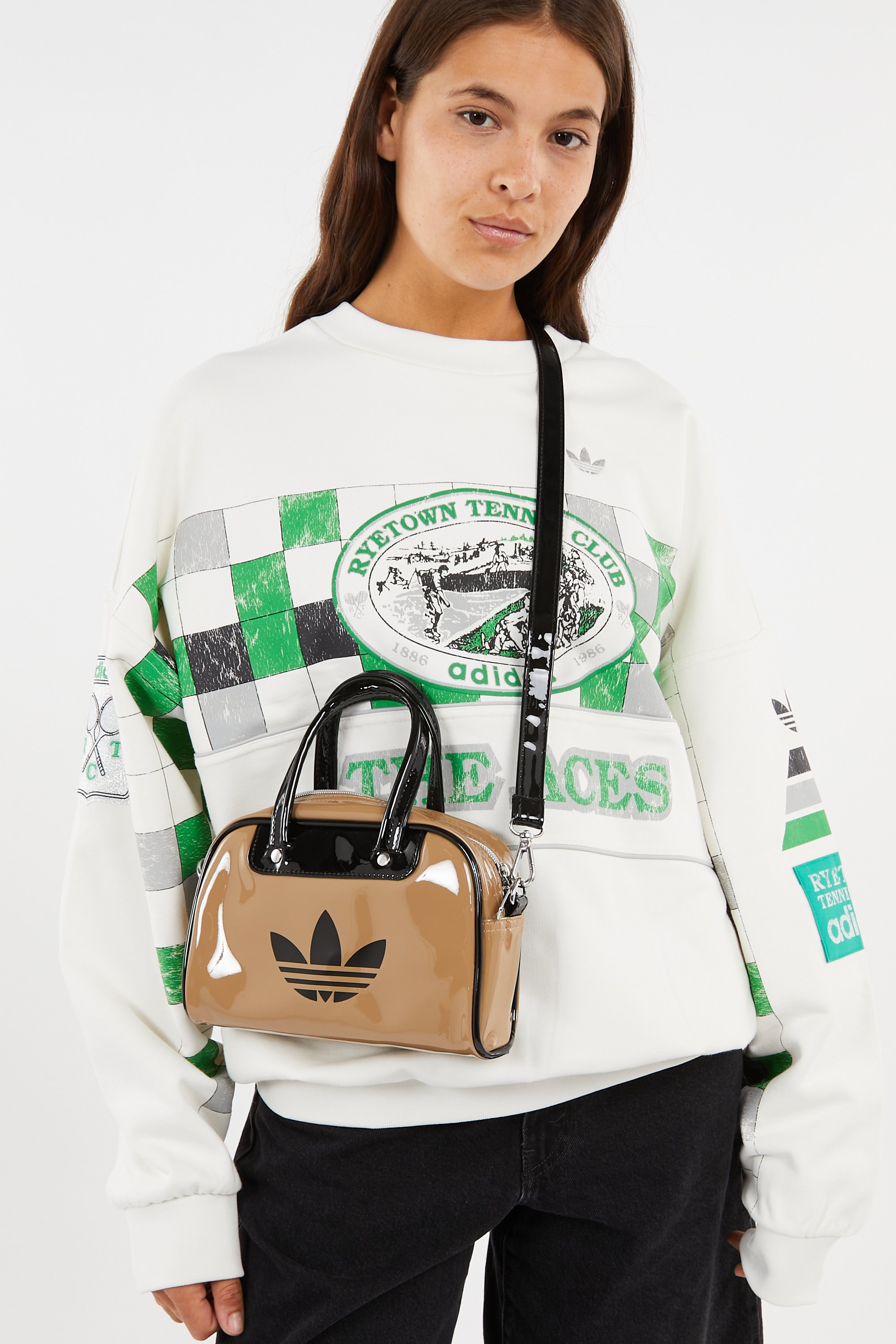 Handbag ADIDAS Brown