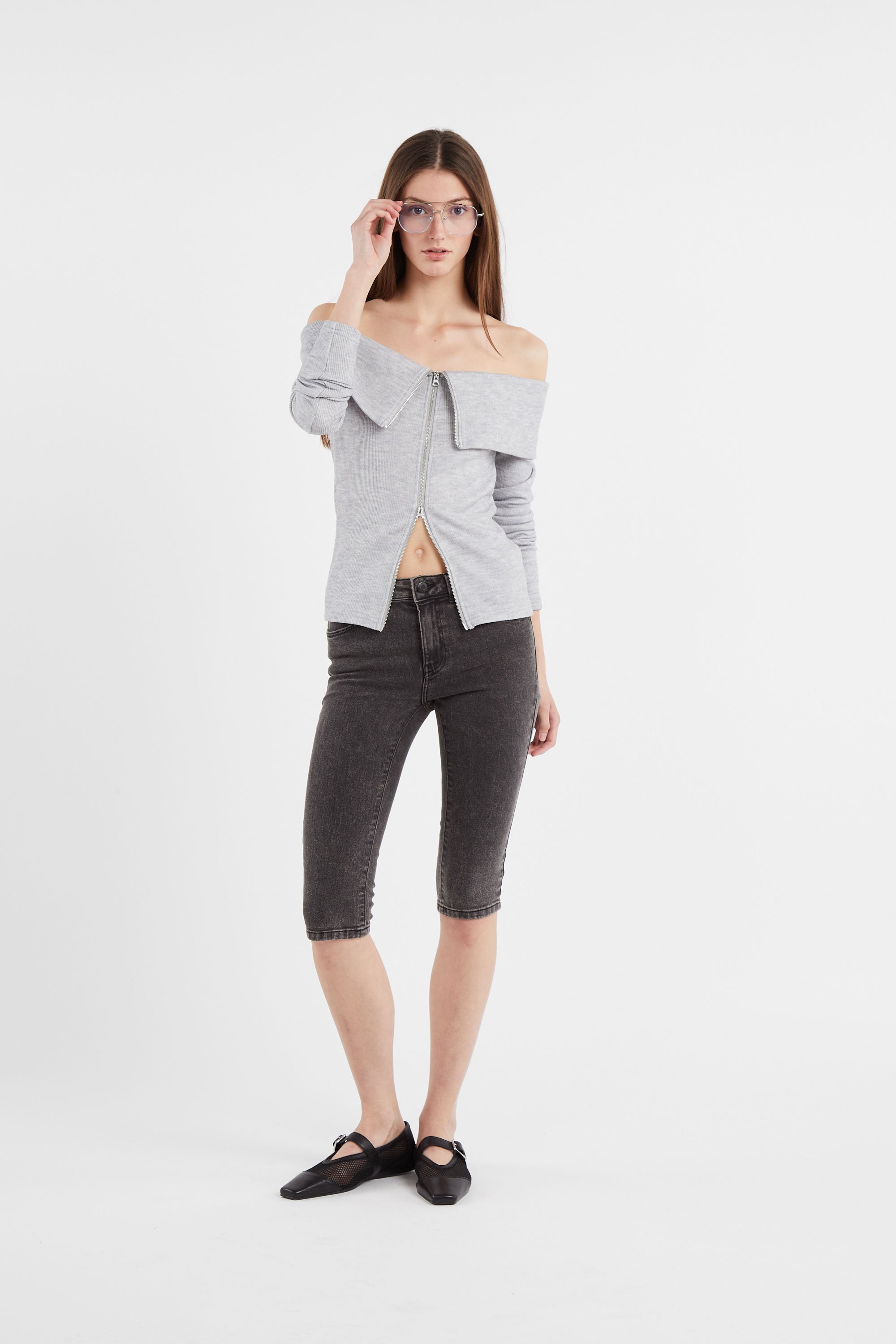 Top | Grey by NOISY MAY Top Grey