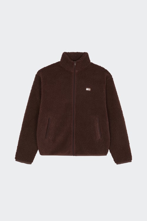 TOMMY JEANS Fleece Brown