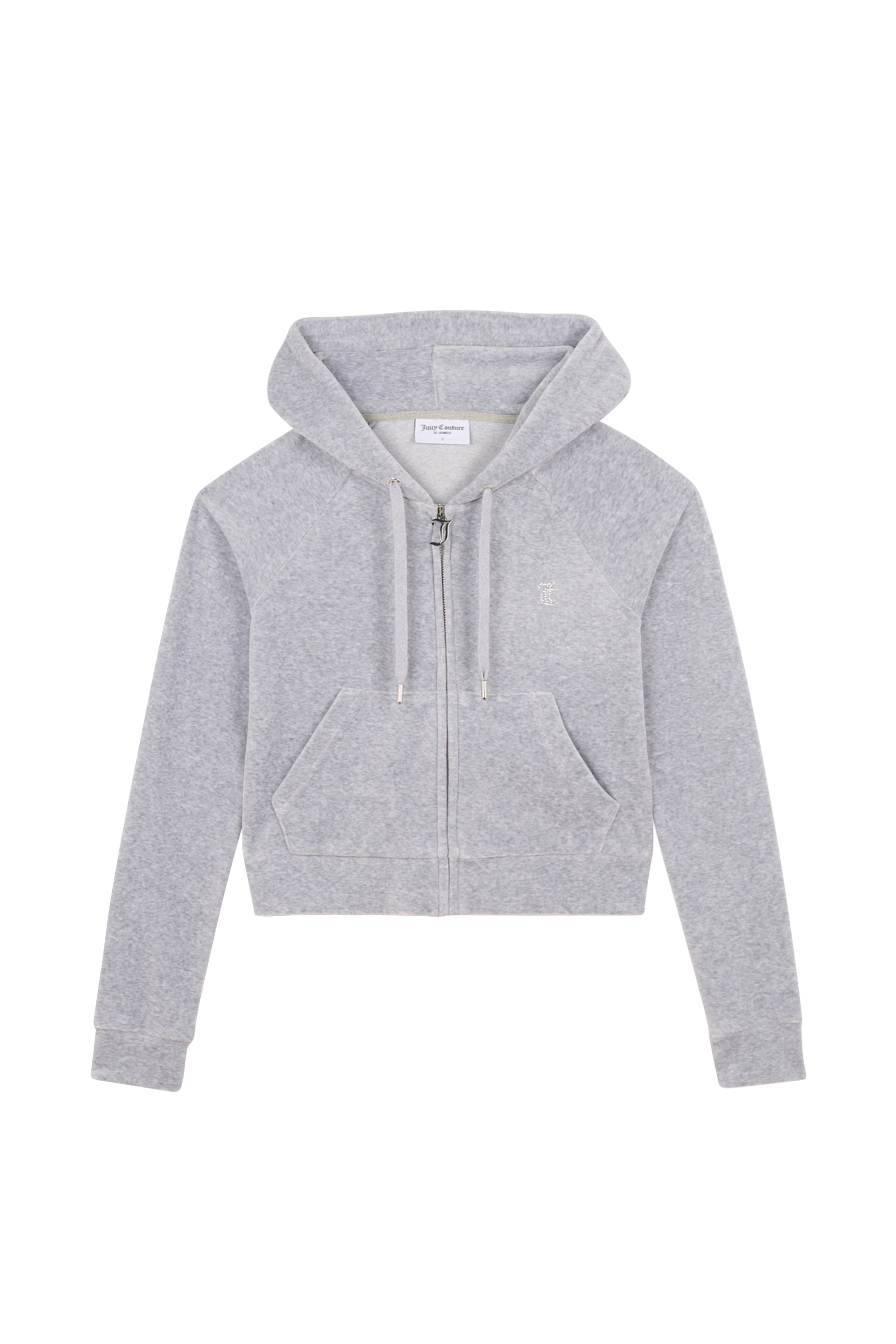 Hoodie zippé JUICY COUTURE Gris
