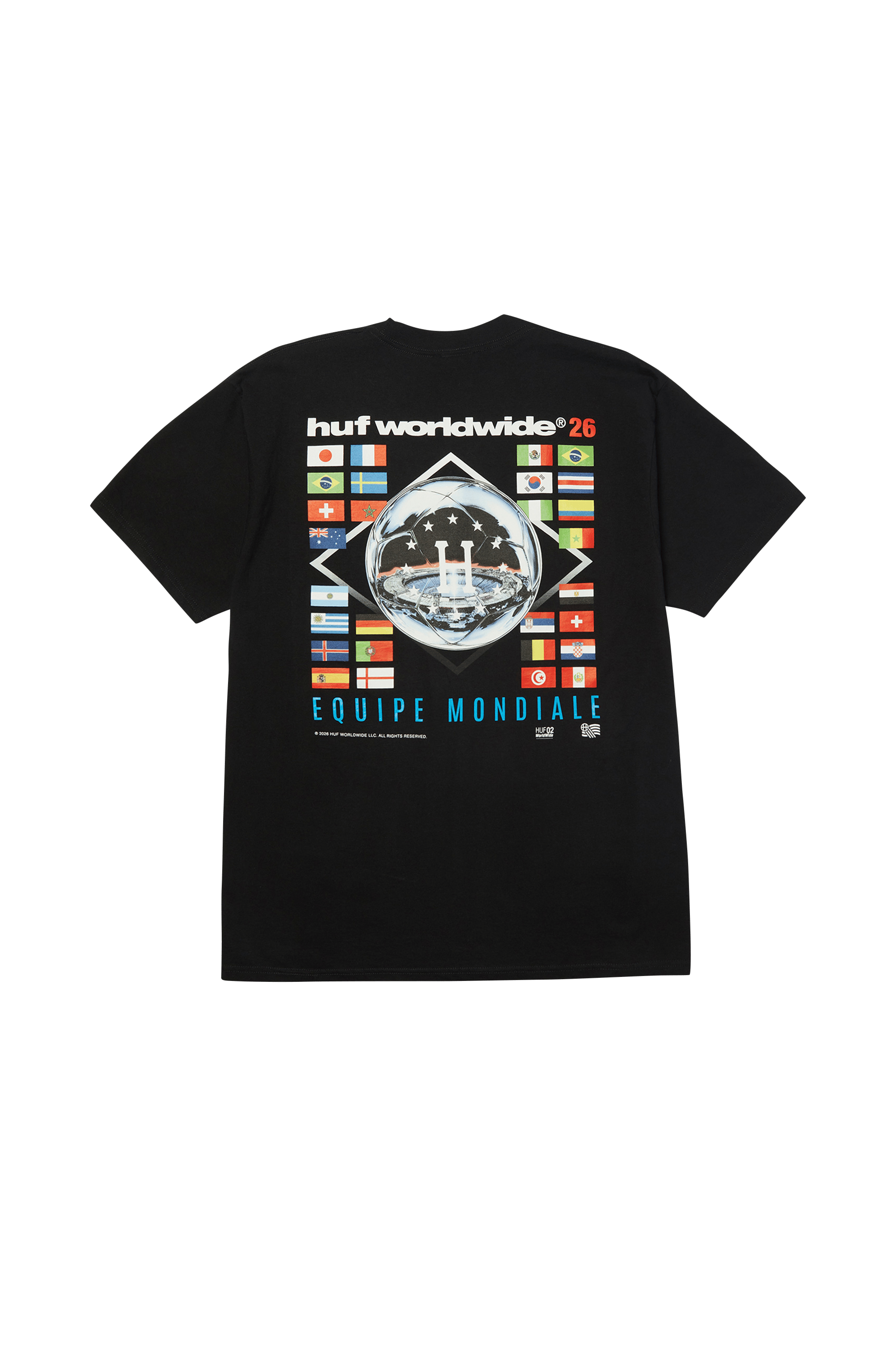 T-shirt | Noir HUF Homme