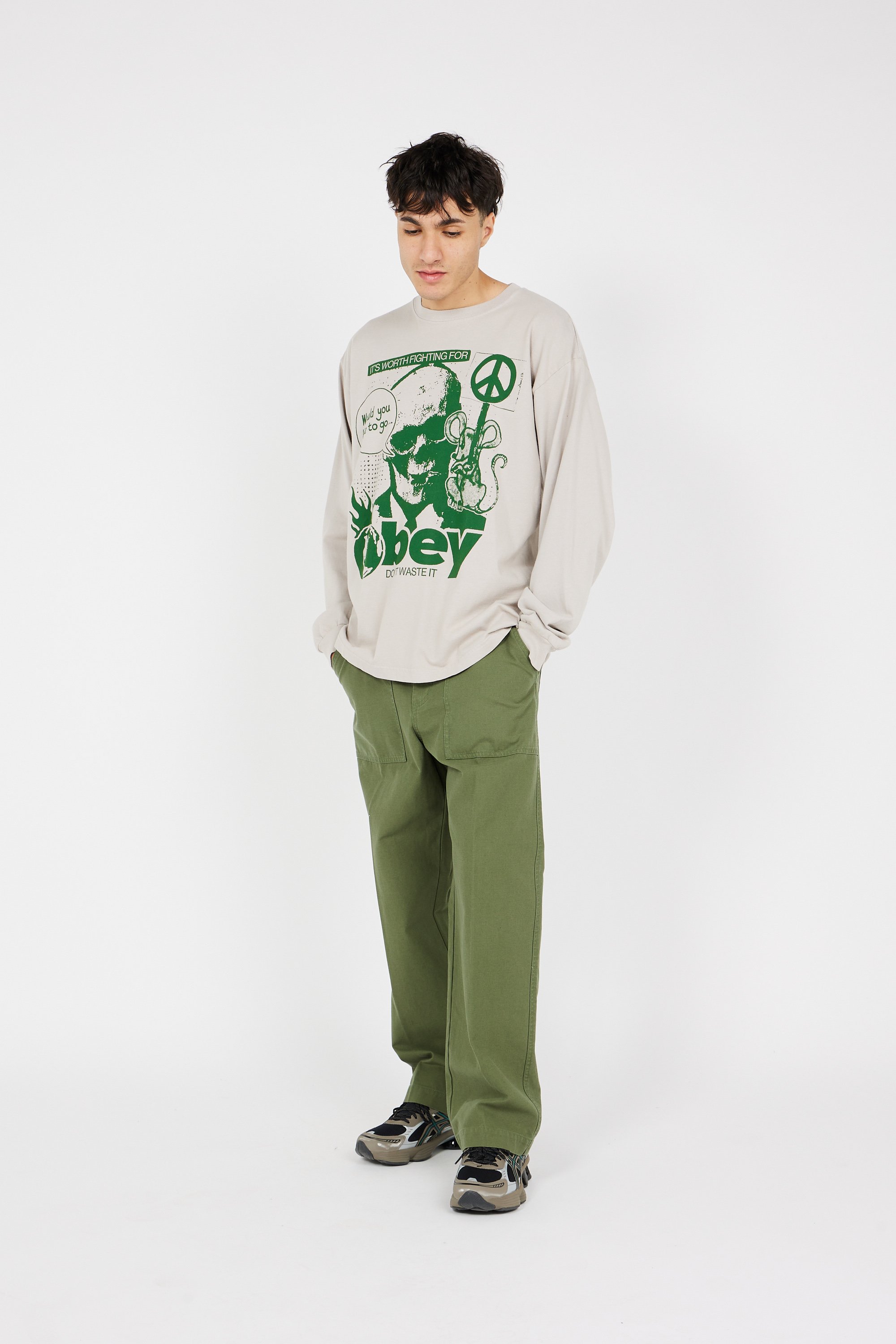 T-shirt | Grey by OBEY T-shirt Grey