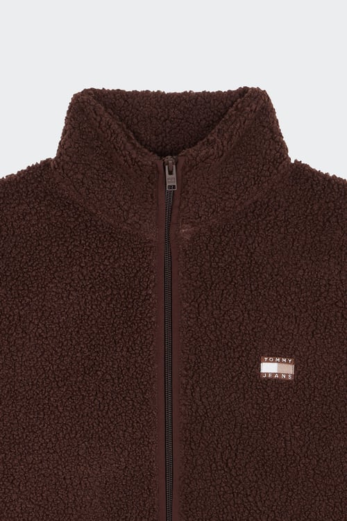 TOMMY JEANS Fleece Brown