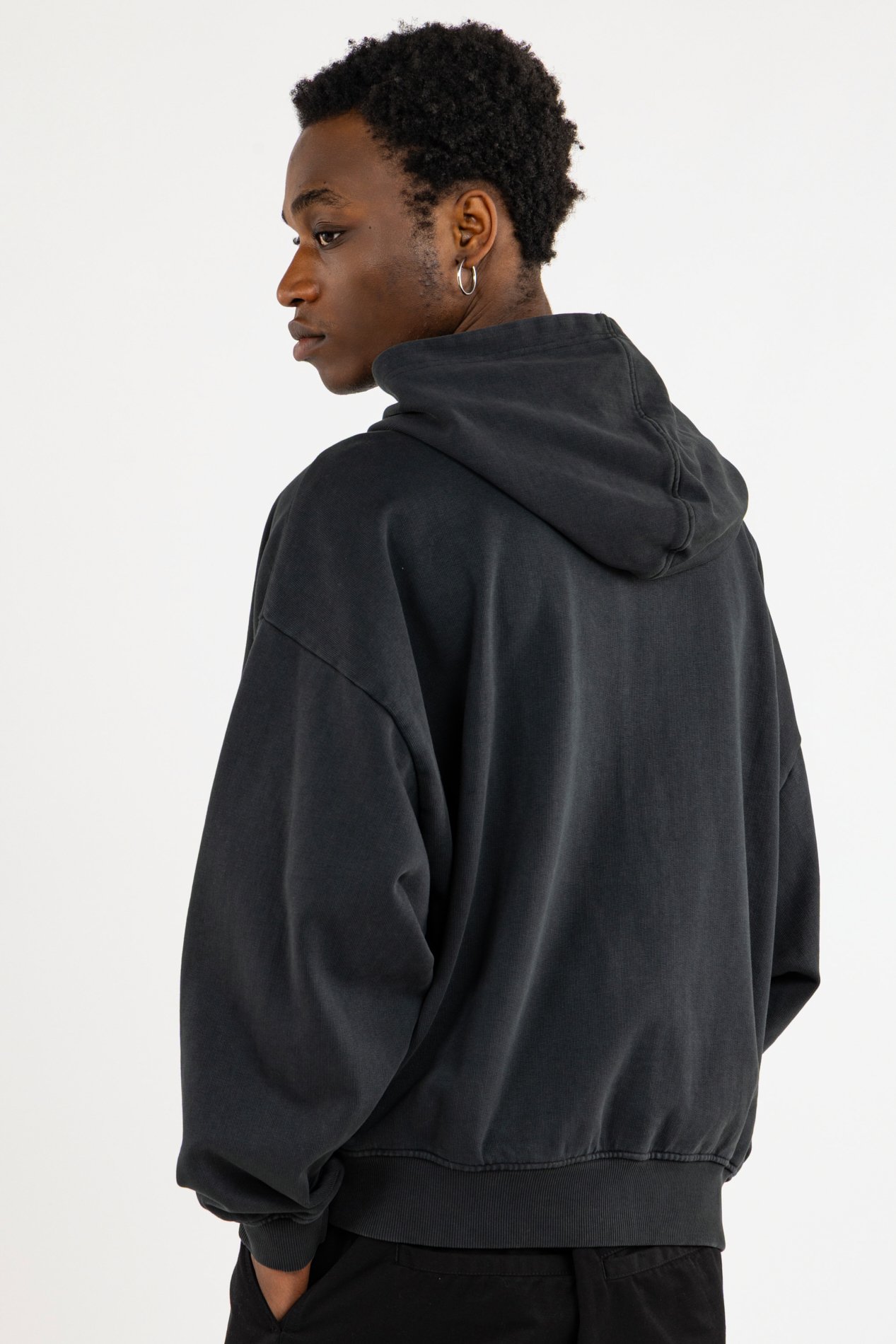 Hoodie zippé Noir