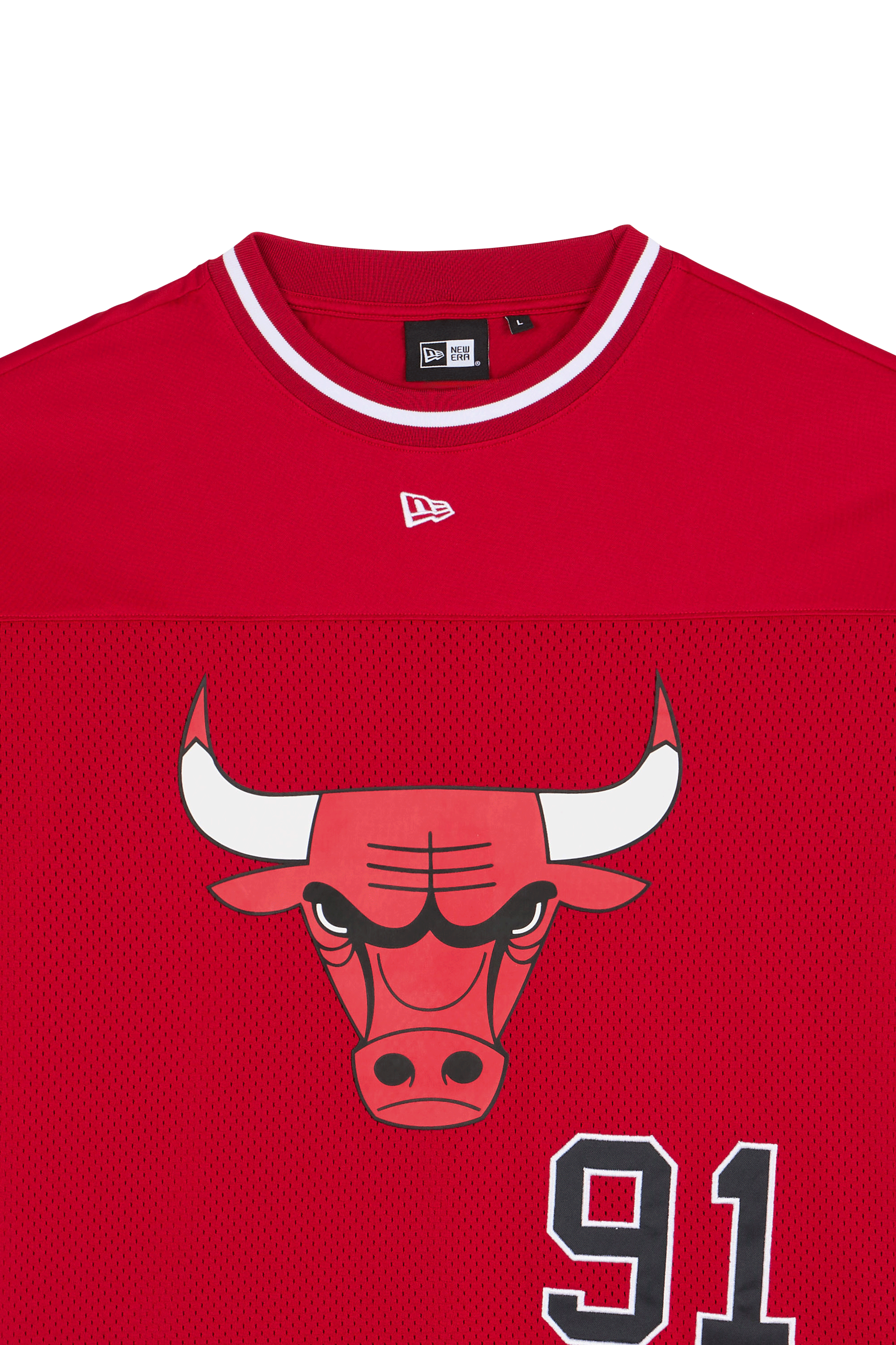 Regular-fit round-neck cotton T-shirt | Red NEW ERA Men