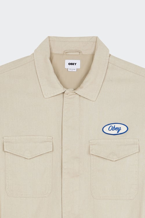 OBEY Veste Beige