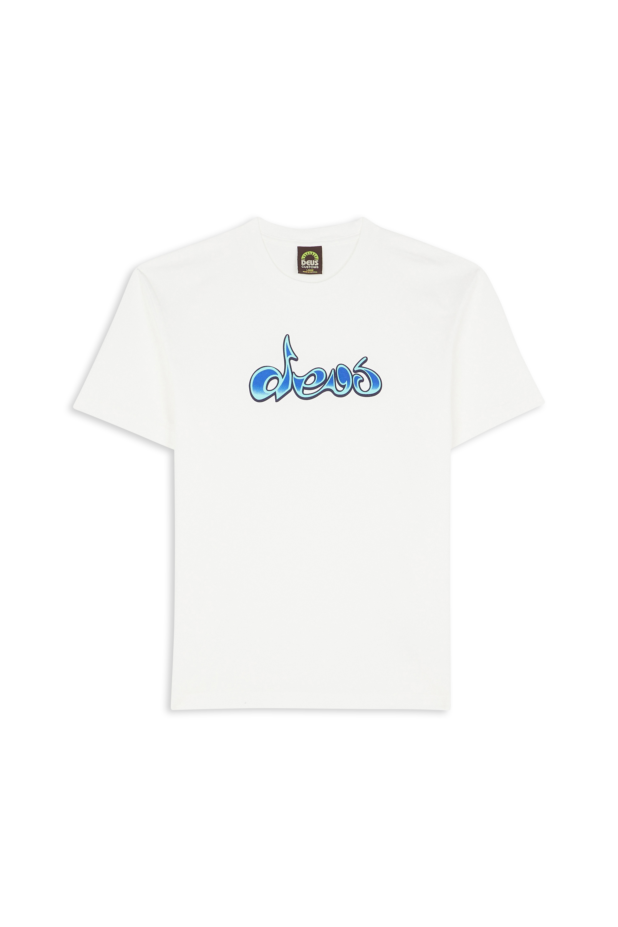 Regular-fit round-neck cotton T-shirt White