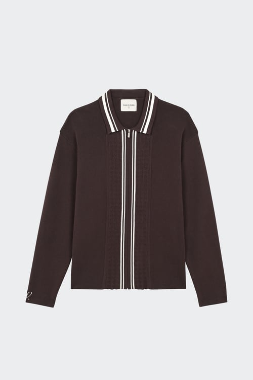 WALK IN PARIS Gilet Marron
