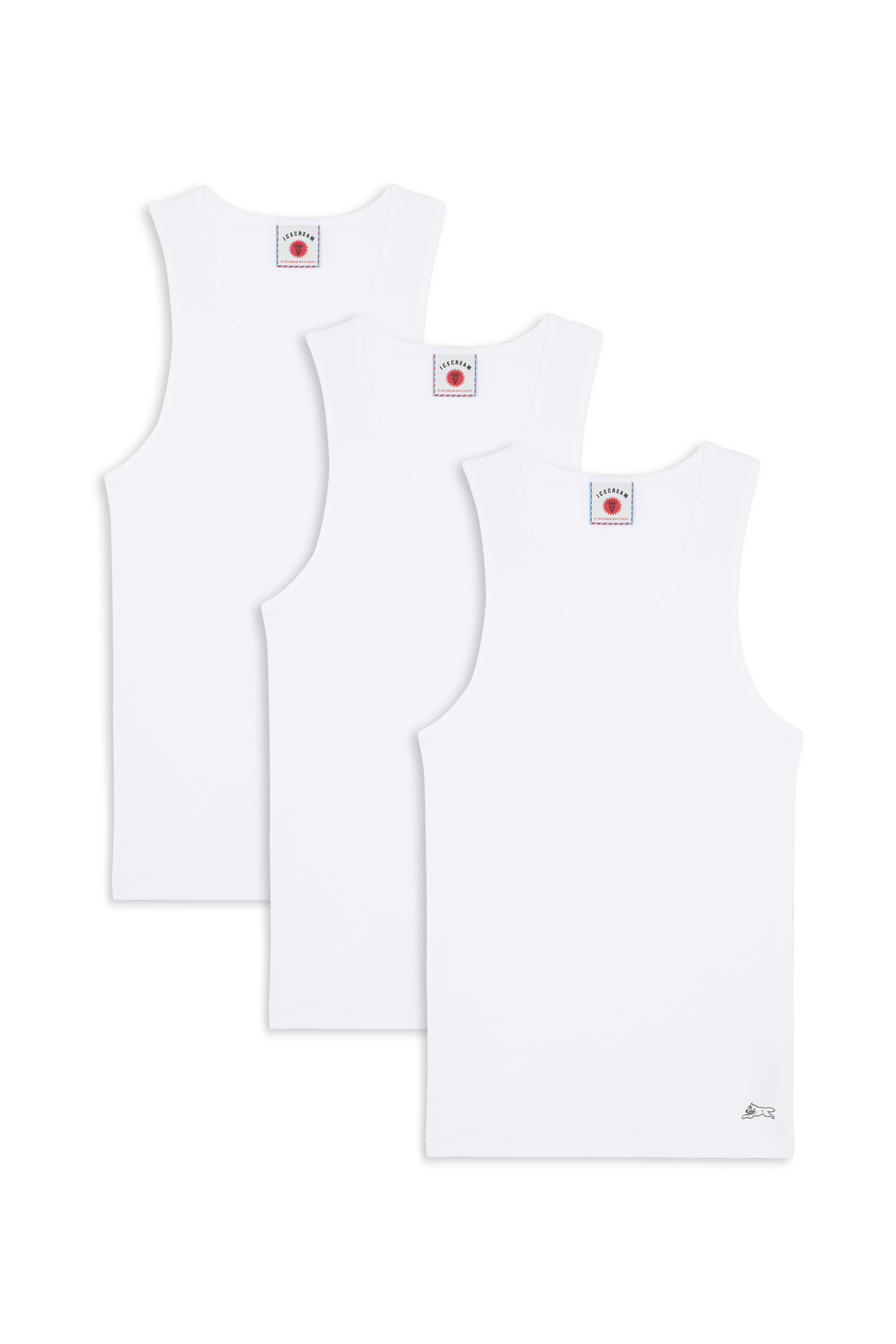 Lot de 3 débardeurs Blanc