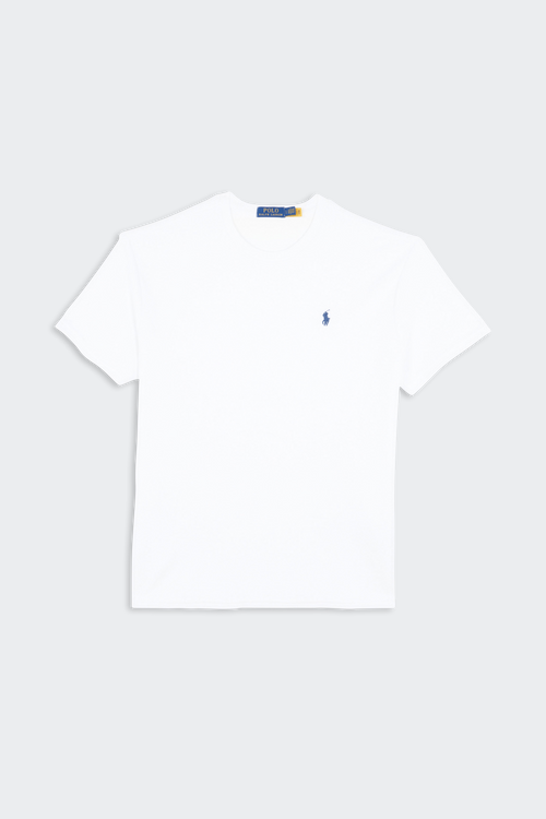 Stone Island chest logo-patch detail polo shirt T-shirt Blanc