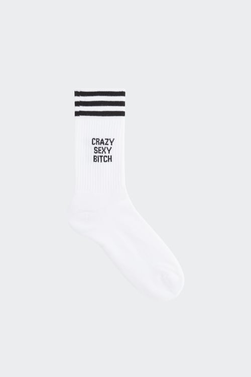 MOTHER SOCKER Chaussettes Blanc