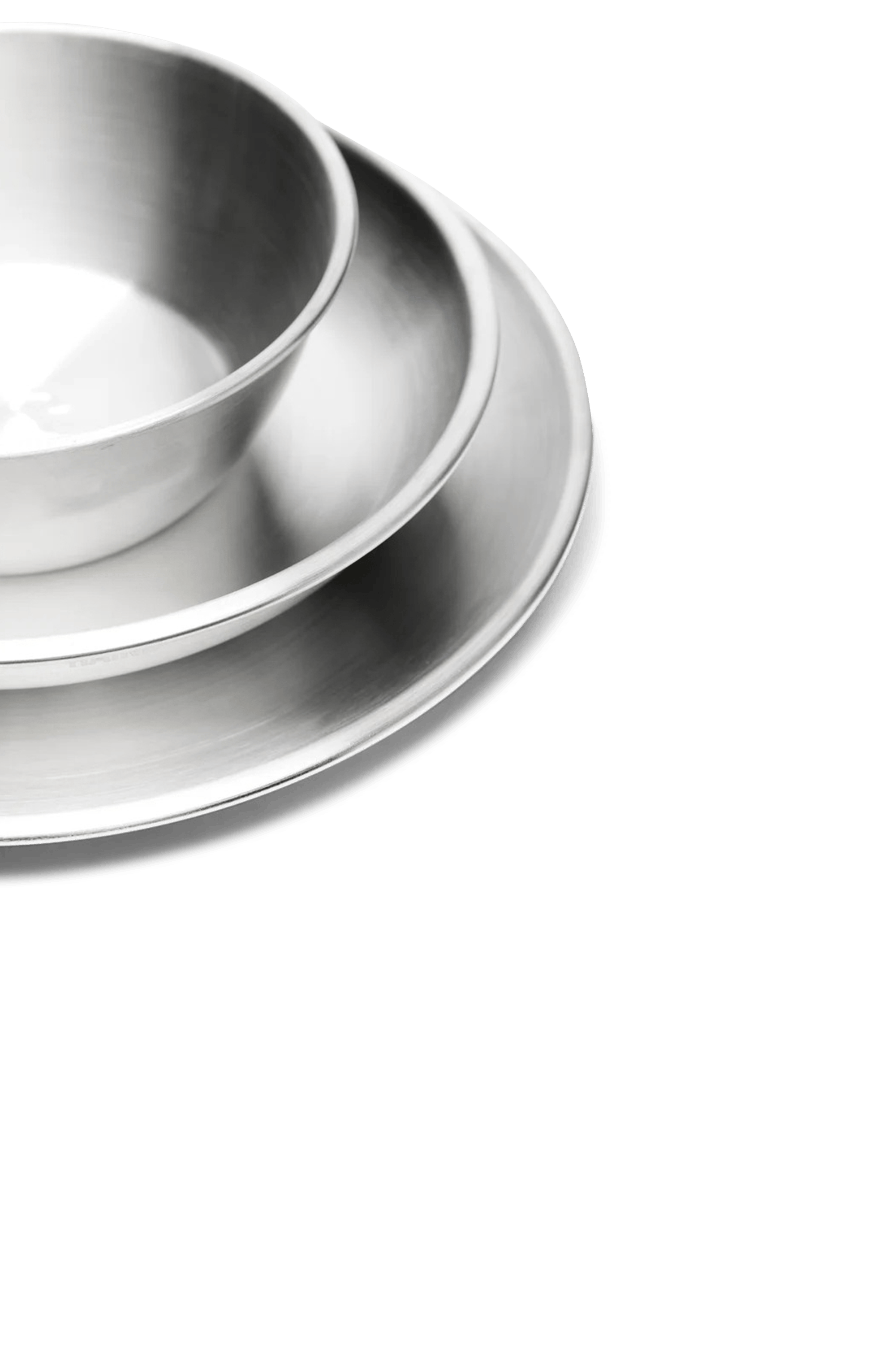 Lot de 2 bols | Argent RAINS Homme