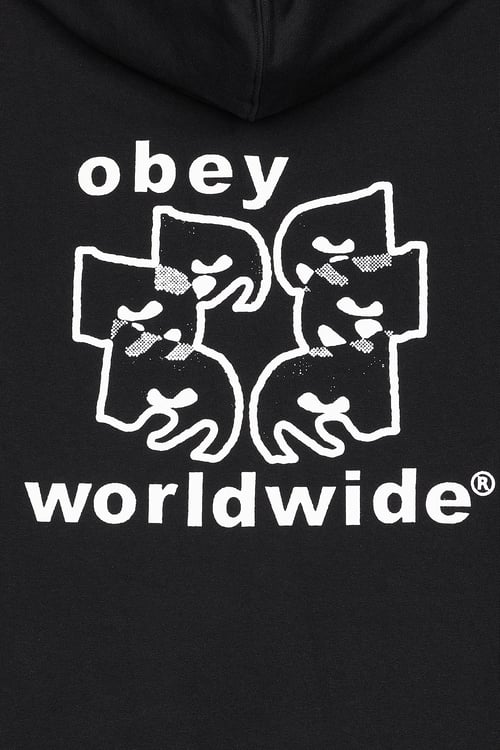 OBEY hoodie Noir