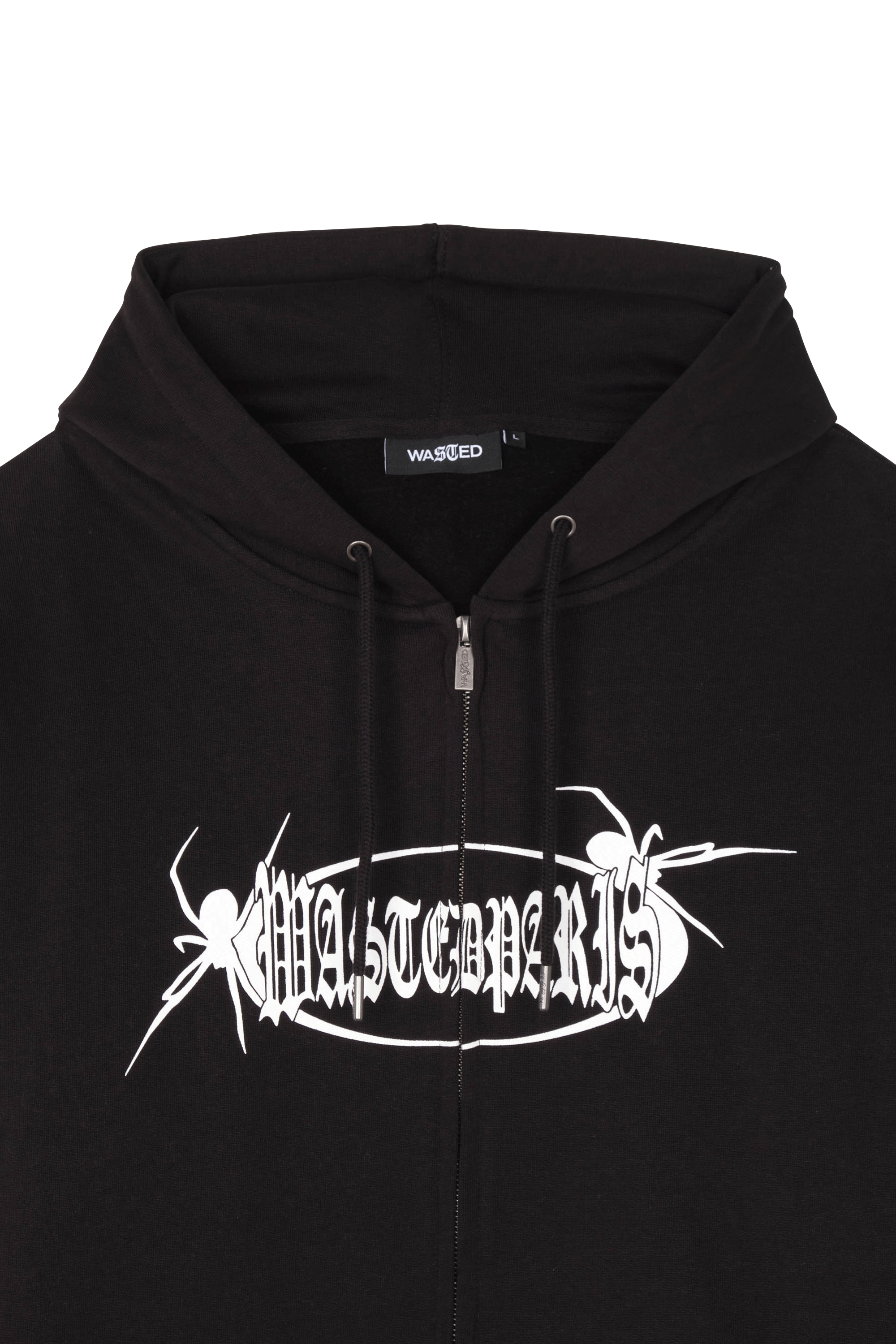 Zip-up hoodie Black