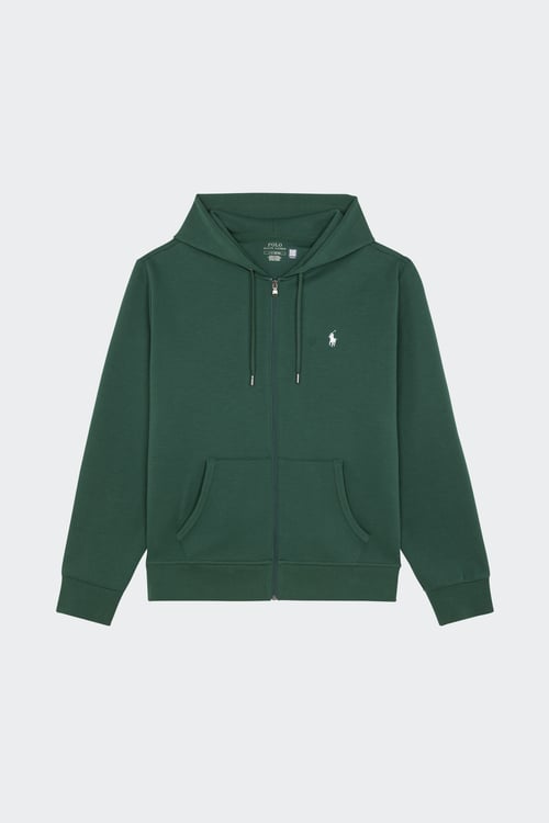 POLO RALPH LAUREN Hoodie zippé Vert