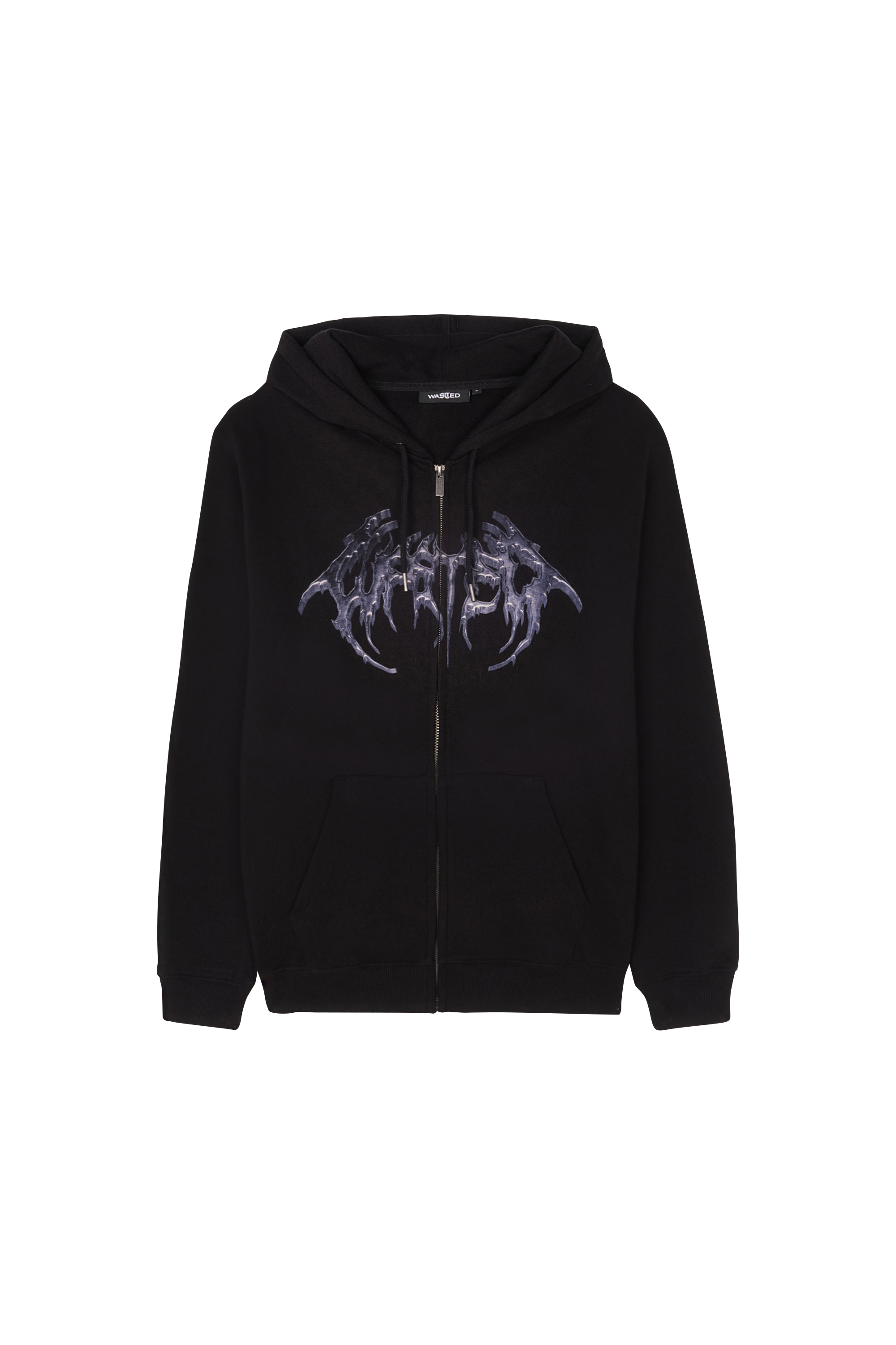 Zip-up hoodie Black