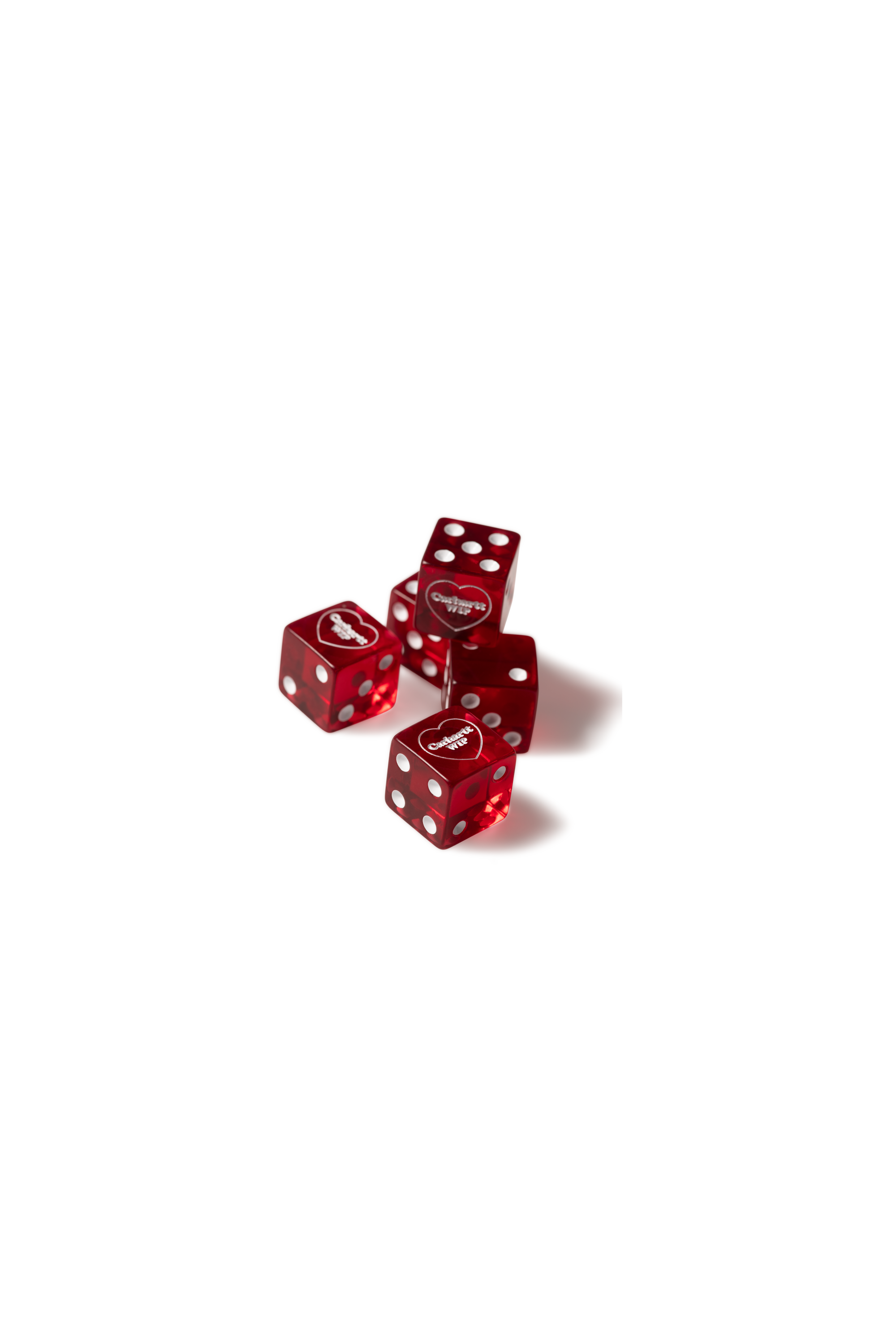 Set of 5 dice Red