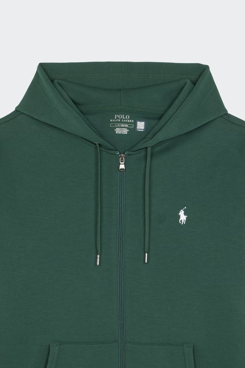 POLO RALPH LAUREN Hoodie zippé Vert