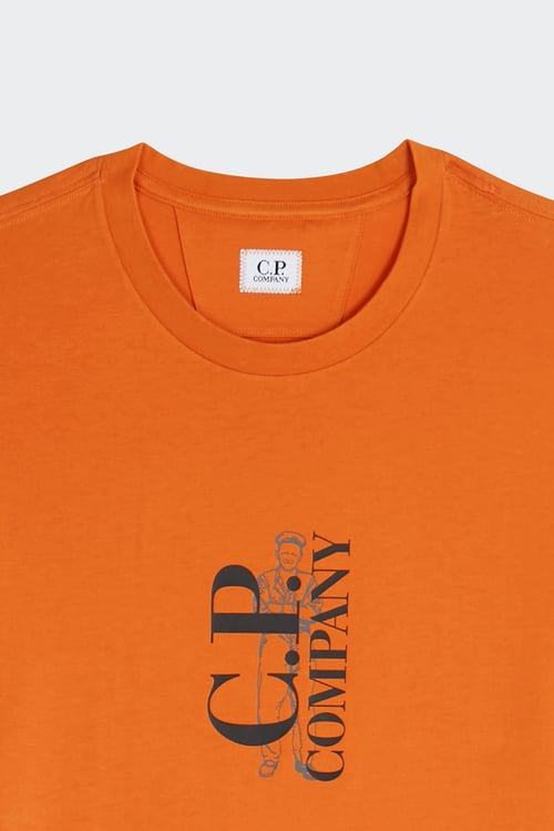 C.P. COMPANY T-shirt Orange