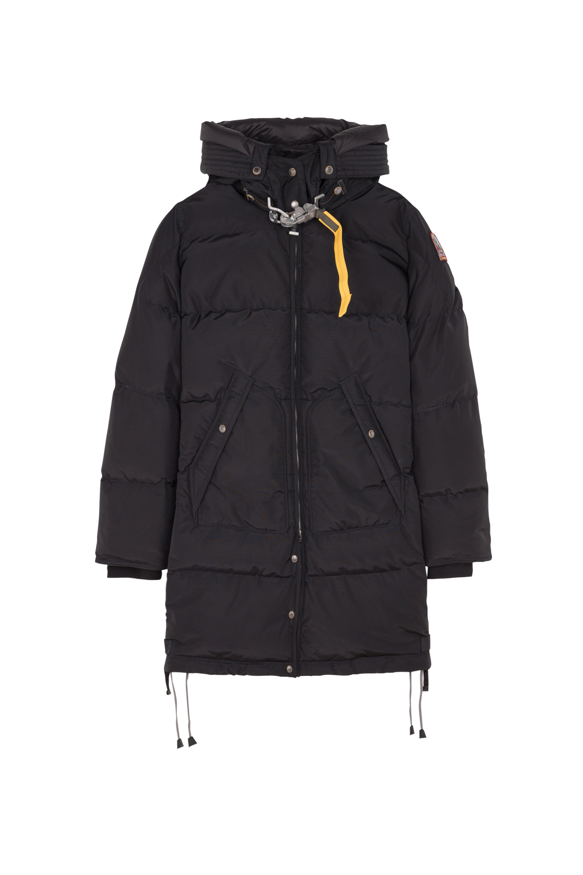 Lightweight quilted padded jacket with high neck Black