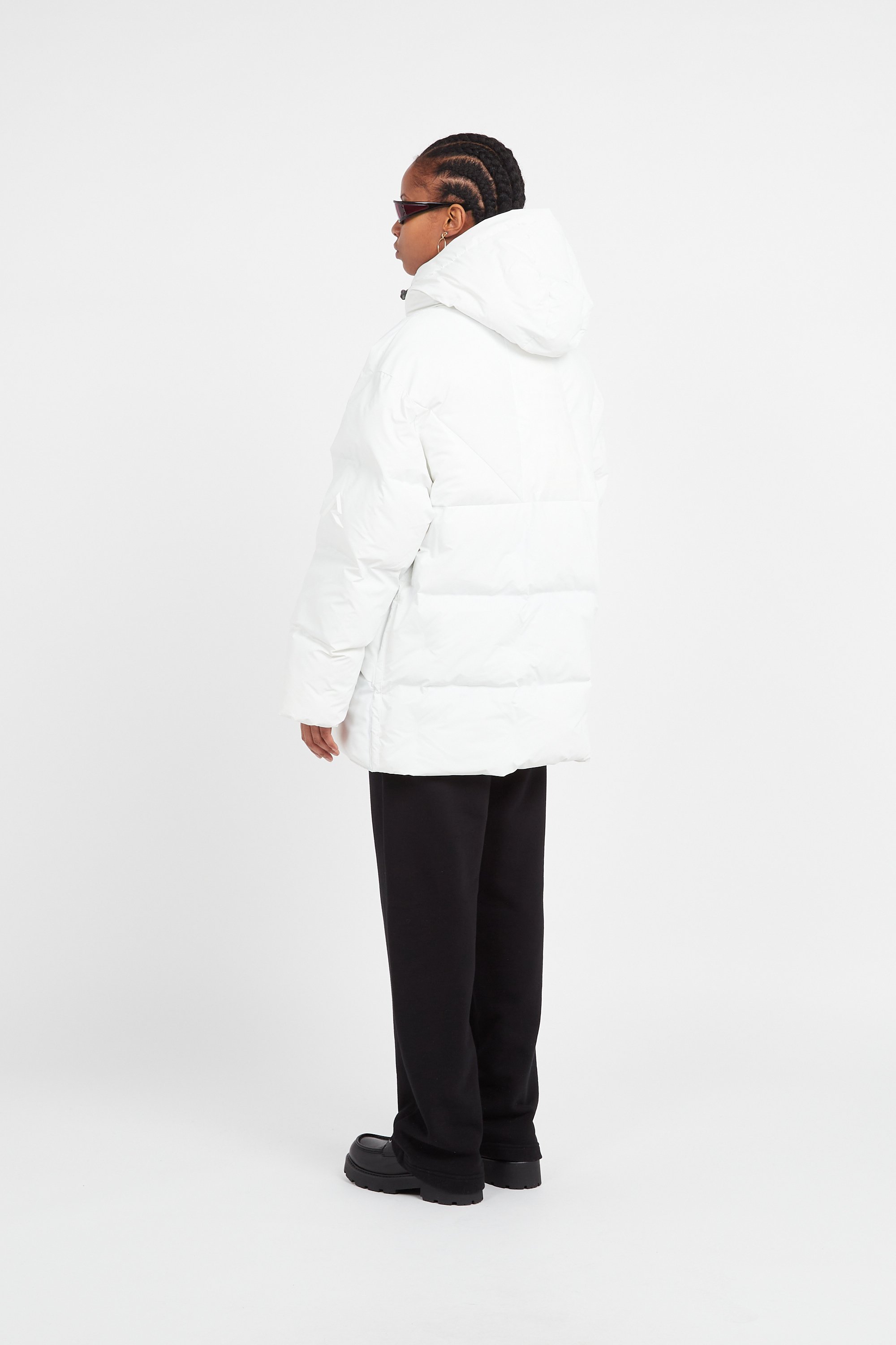 Puffer Jacket | White by RAINS Puffer Jacket White