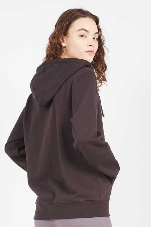 WOOD WOOD Hoodie zippé Noir