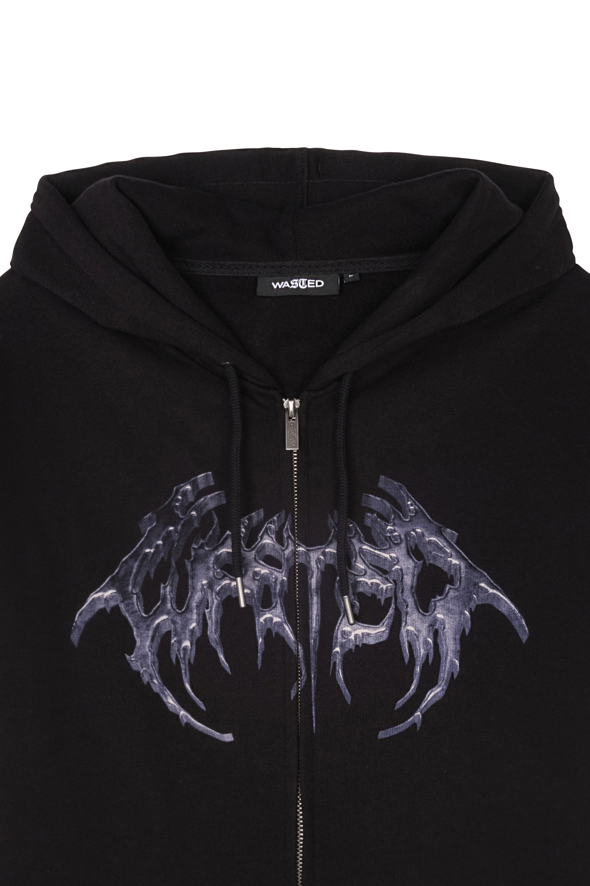 Zip-up hoodie Black