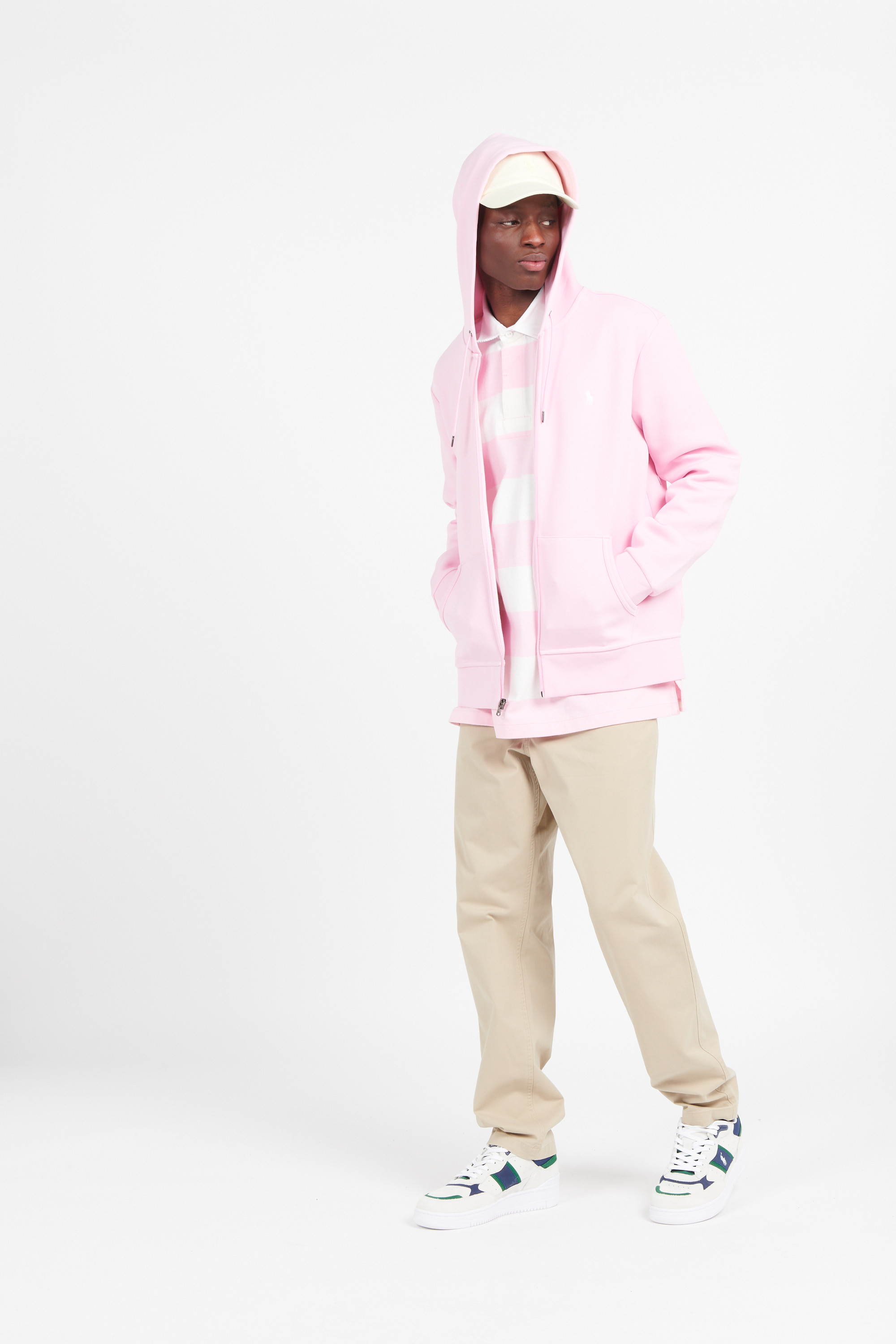 Hoodie zippé Rose