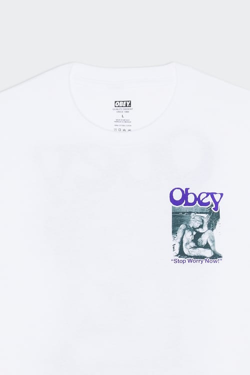 OBEY T-shirt Blanc