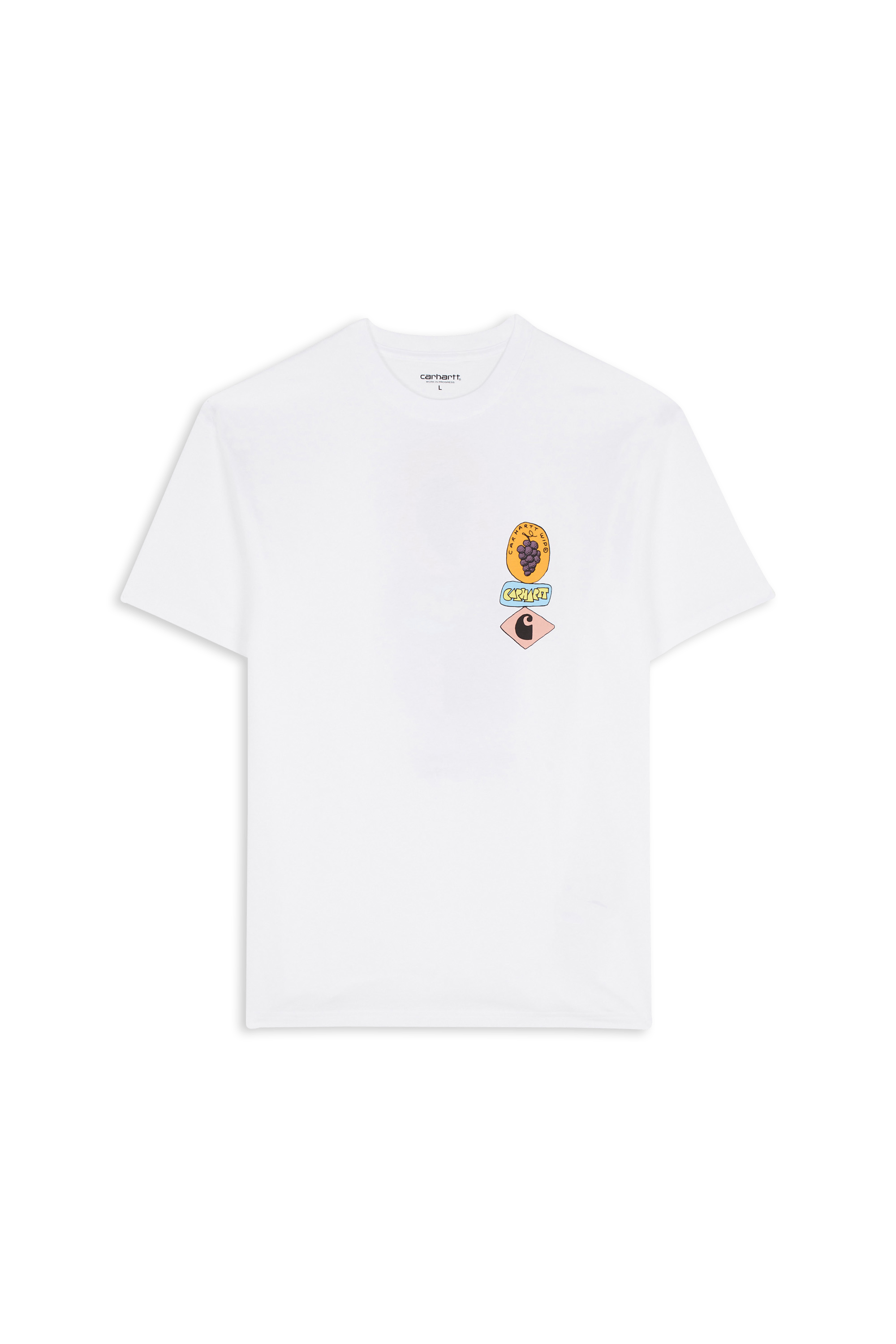 T-shirt STACKED GRAPES White