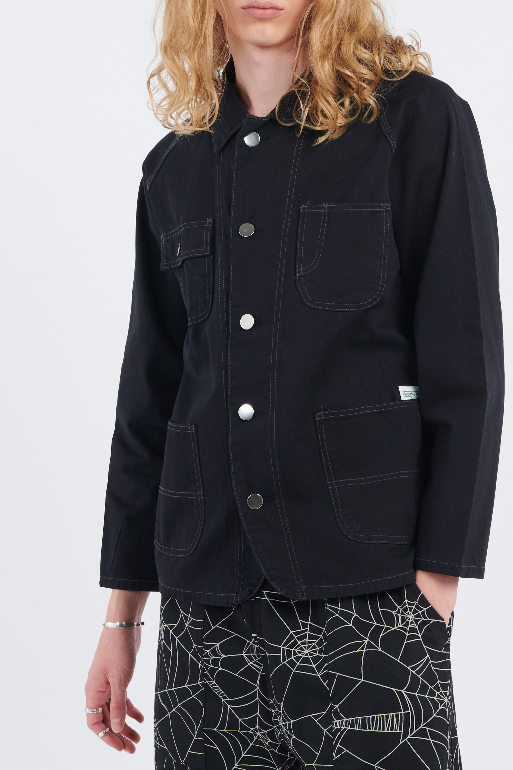 Overshirt | Black SERVICE WORKS Men