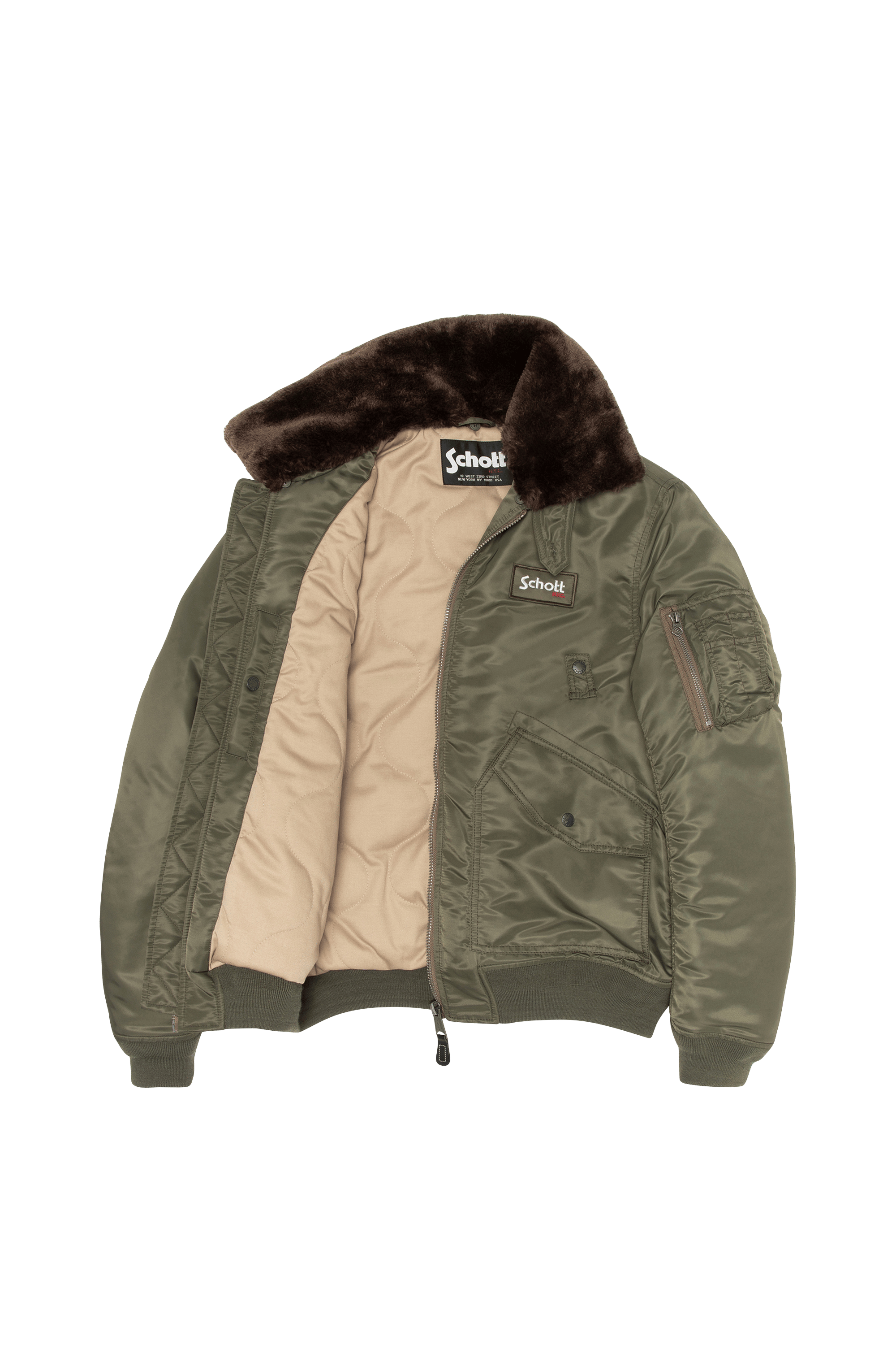 Blouson | Vert SCHOTT Homme