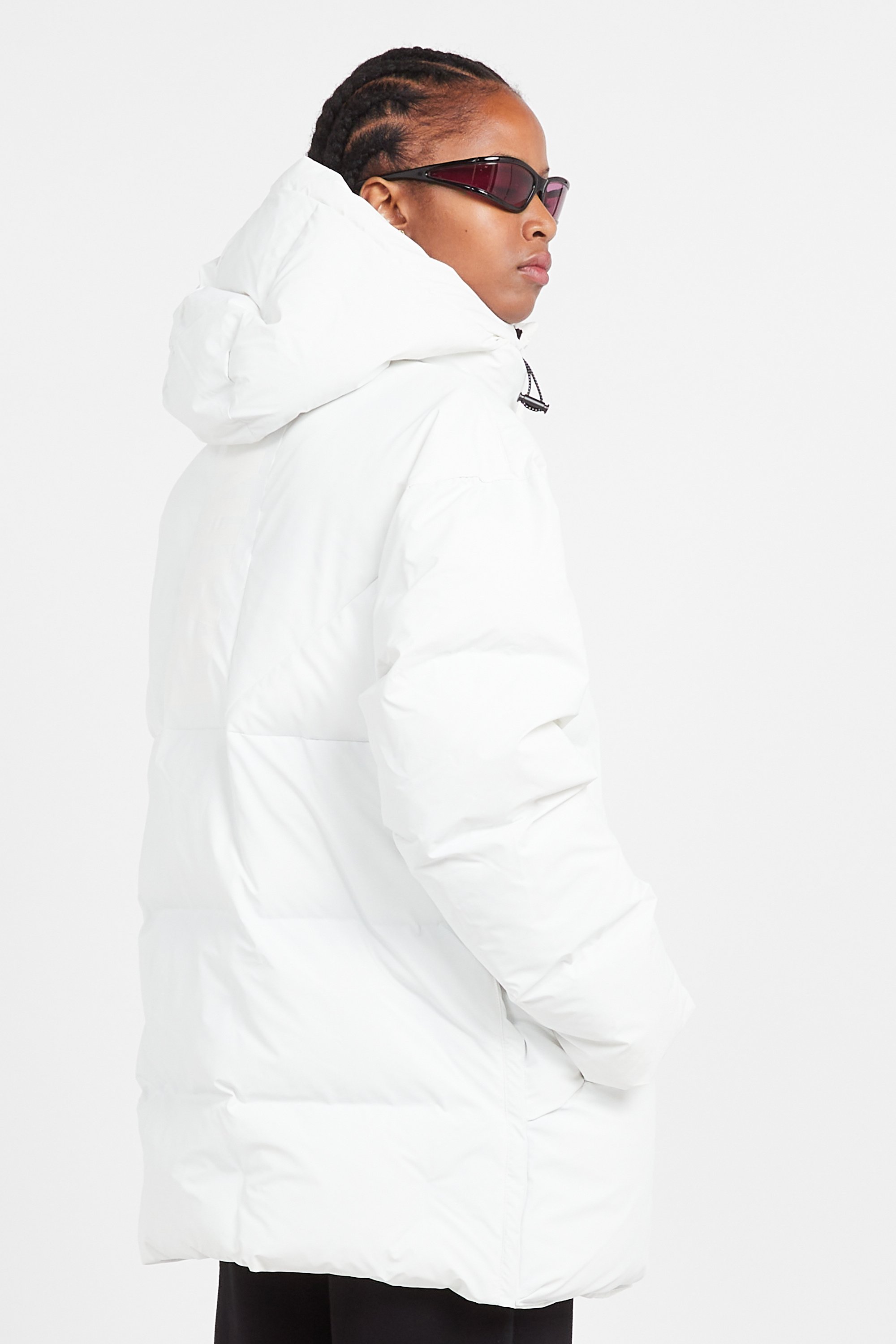 Puffer Jacket | White by RAINS Puffer Jacket White