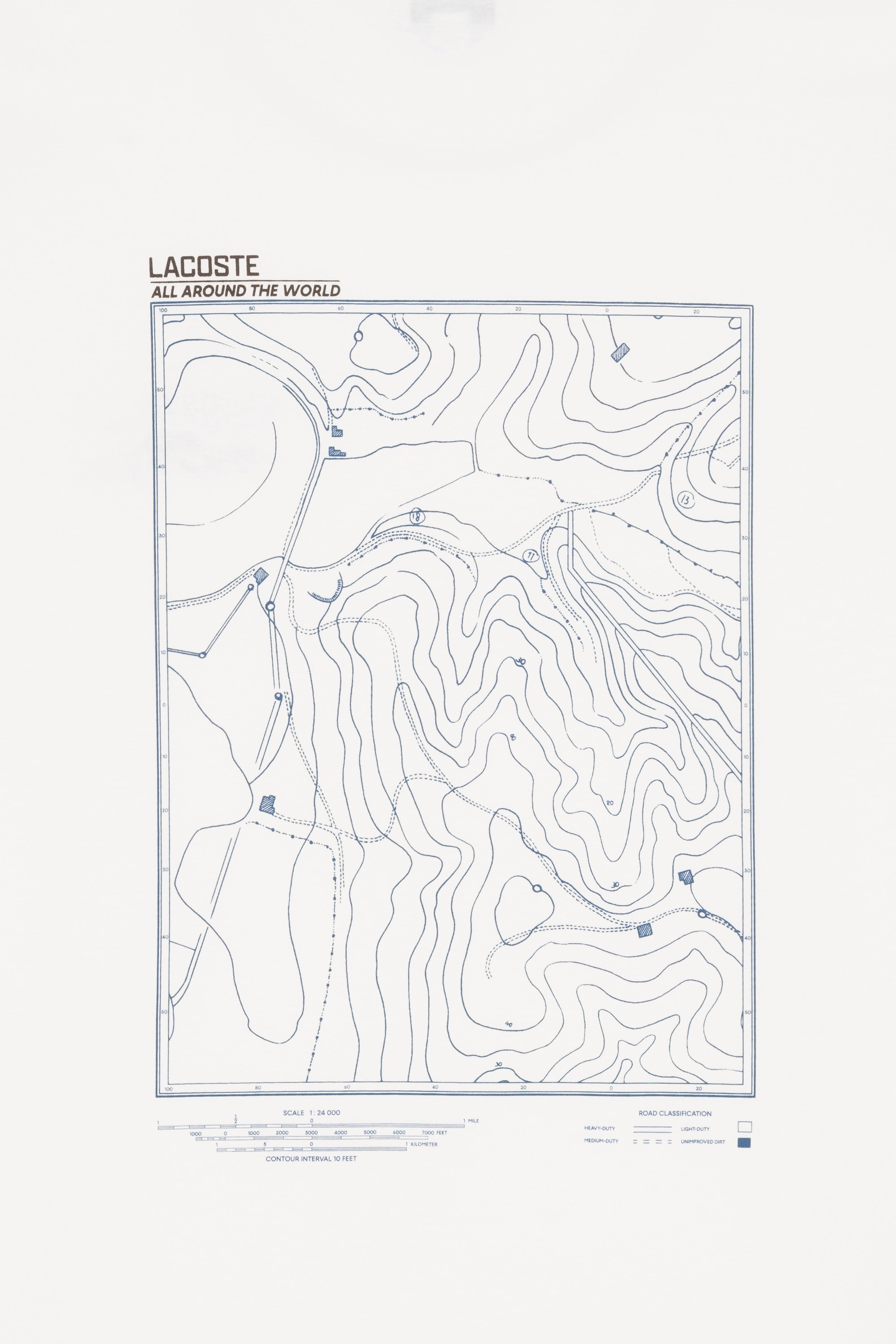 T-shirt | Beige by LACOSTE T-shirt Beige