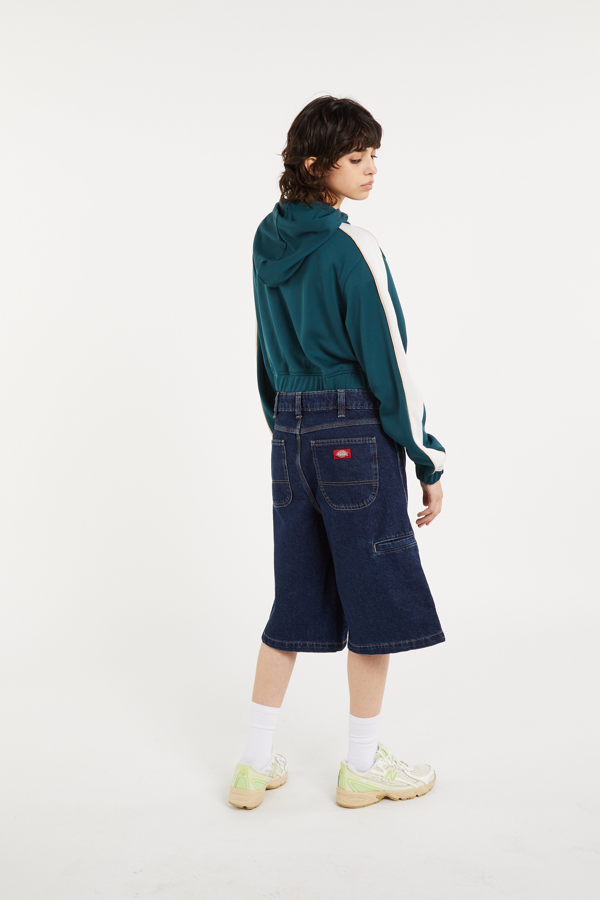 Hoodie zippé Vert